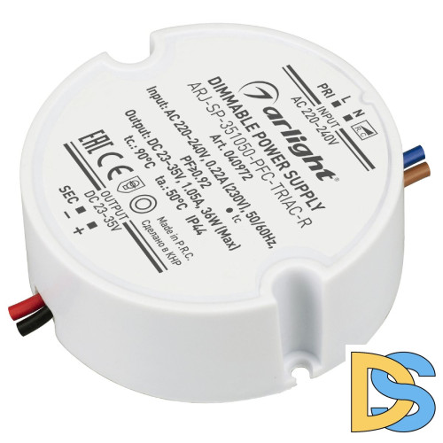 Блок питания Arlight ARJ-SP-351050-PFC-TRIAC-R (36W, 23-35V, 1050mA) 040972