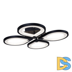 Потолочная светодиодная люстра iLedex Clover 6885/4 BK