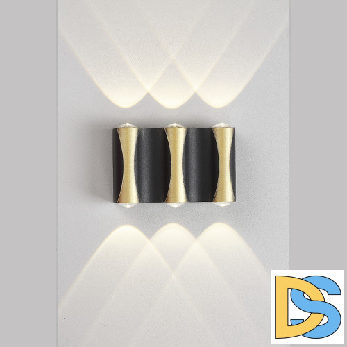 Уличный настенный светильник Crystal Lux CLT 022W3 BL-GO 4000K