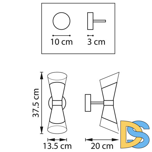 Бра Lightstar Strato 817624