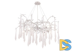 Подвесная люстра Crystal Lux REINA SP8 D1000 SILVER PATINA