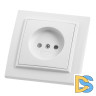 Розетка Feron Stekker Эрна б/з 10A 250V белый PST10900901 39049