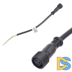 Провод для подключения в линию прожекторов Uniel UCX-LL2/L52-10M 220V BLACK UL-00008845