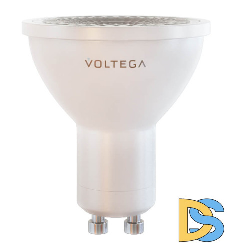 Лампа светодиодная Voltega GU10 7W 2800К прозрачная 7060