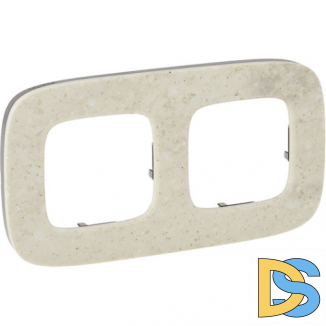 Рамка Legrand Valena Allure 2 поста Дворцовый мрамор 755522