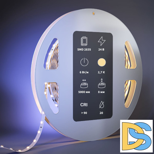 Светодиодная лента Maytoni Led Strip 24В 2835 6Вт/м 2700К 5м IP20 201093