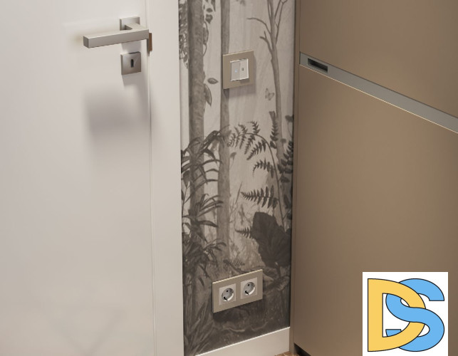 Рамка одноместная Ambrella Volt Qubi AF250361