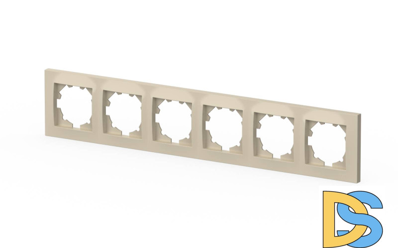 Рамка шестиместная ELBI Vega 510-010300-252