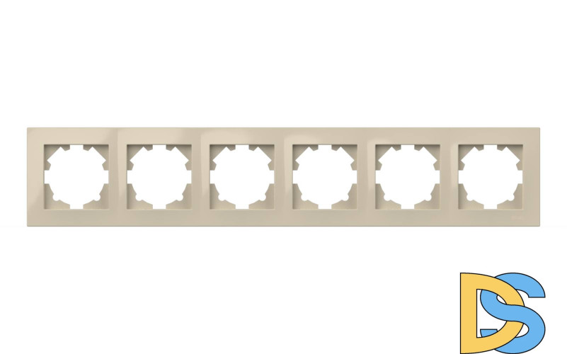 Рамка шестиместная ELBI Vega 510-010300-252