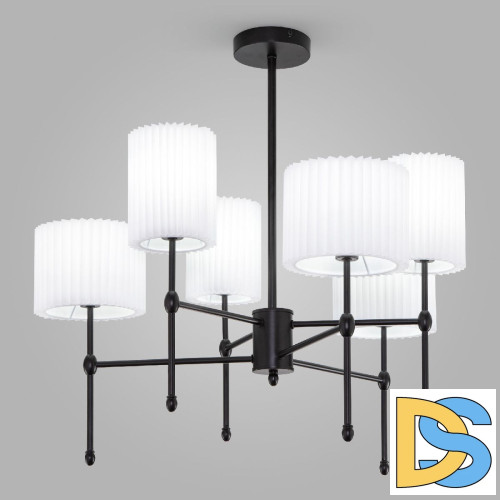 Люстра на штанге Eurosvet Notturno 60162/6 черный a065662