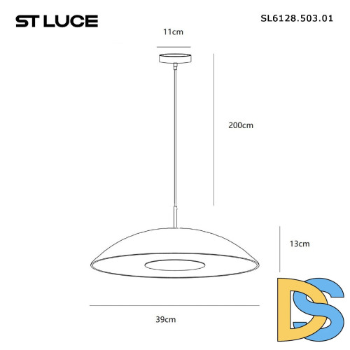 Подвесной светильник ST Luce Lid SL6128.503.01