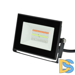 Прожектор светодиодный (UL-00007144) Uniel 20W ULF-F60-20W/RGB IP65 200-240В Black