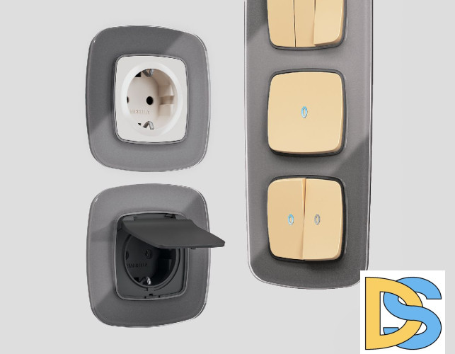 Рамка одноместная Ambrella Volt Radian OF320651