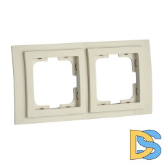 Рамка на 2 поста Mono Electric Larissa крем 103-171700-161