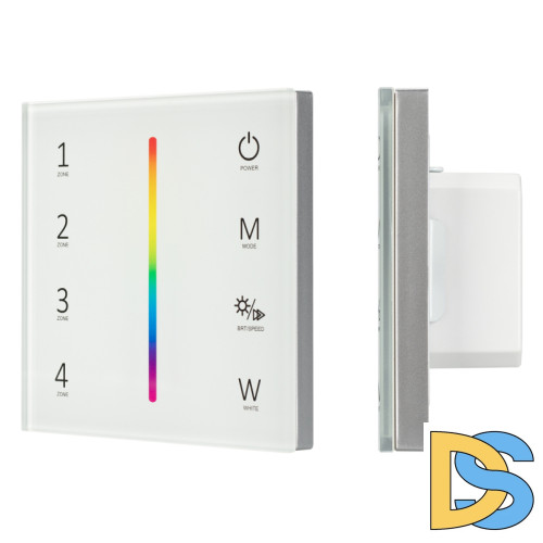 Панель Arlight Sens Smart-P45-RGBW White (230V, 4 зоны, 2.4G) 028140
