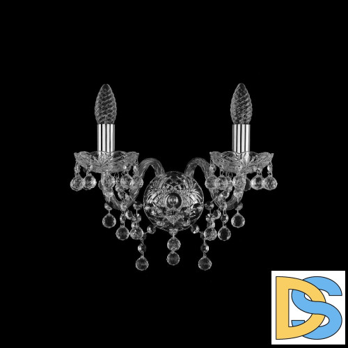 Бра Bohemia Ivele Crystal 1409B/2/141 Ni