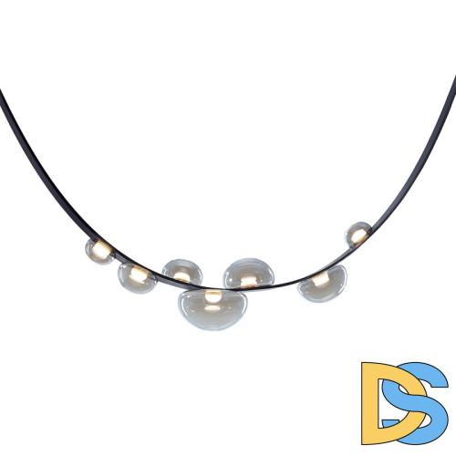 Подвесной светильник Delight Collection Dew Drops 8300P black/smoky