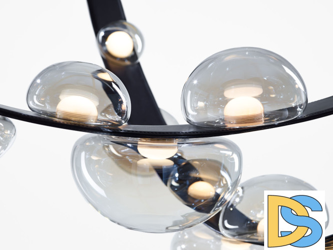 Подвесной светильник Delight Collection Dew Drops 8300P black/smoky