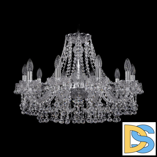Подвесная люстра Bohemia Ivele Crystal 1409/10/240 Ni