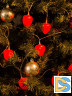 Светодиодная гирлянда Uniel Клубника (UL-00003394) красный ULD-S0400-010/STB/2AA Red IP20 Strawberry
