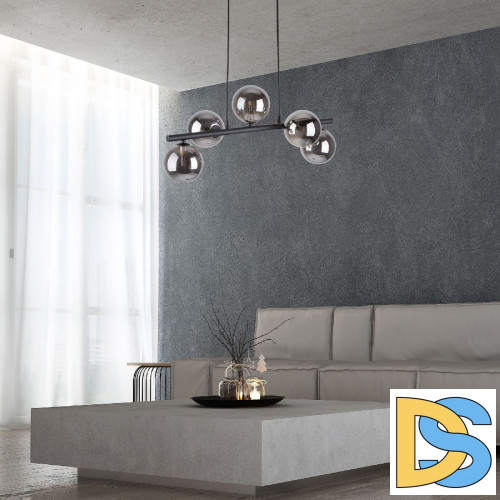 Подвесная люстра TK Lighting 6707 Estera Black a065199