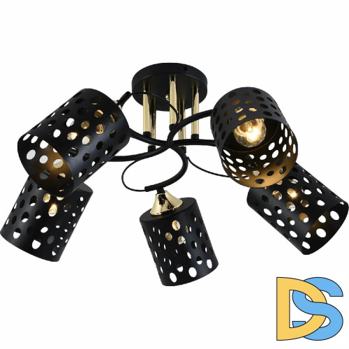 Потолочная люстра Reluce 01385-0.3-05 BK+FGD