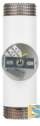 Настенный светильник Эра WL50 WH/BK Б0061196