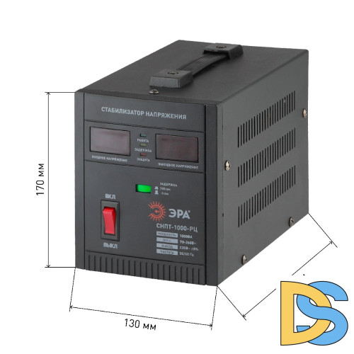 Стабилизатор напряжения переносной Эра СНПТ-1000-РЦ Б0035294