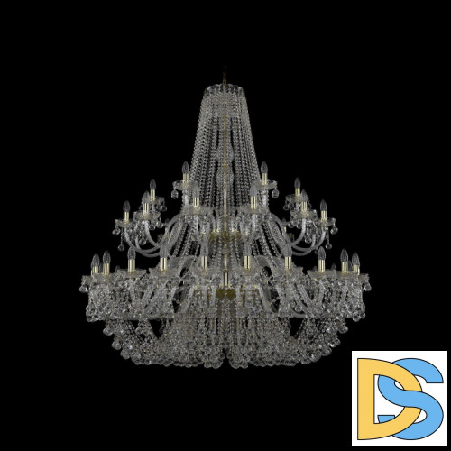 Подвесная люстра Bohemia Ivele Crystal 1409/24+12+6/530/2d G