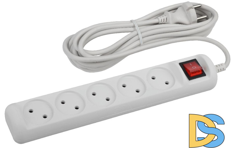 Удлинитель электрический Эра U-5s-3m-2x1 Б0044056