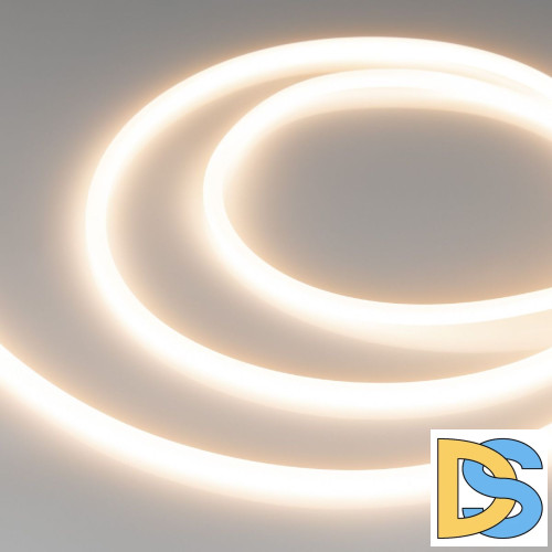 Светодиодная герметичная лента Arlight LUNA-X960-D8mm 24V Warm3000 (8 W/m, IP65, 360deg, 5m) 053354