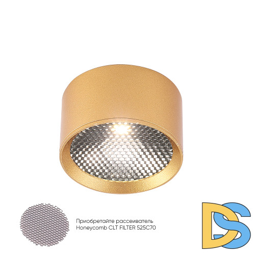 Накладной светильник Crystal Lux CLT 525C70 GO 4000K