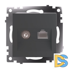 Розетка TV + RJ-45 Stekker Катрин GLS00-7106-06 49417