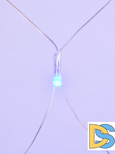 Светодиодная сетка (07938) Uniel 220V синий ULD-N2520-240/DTA BLUE IP20