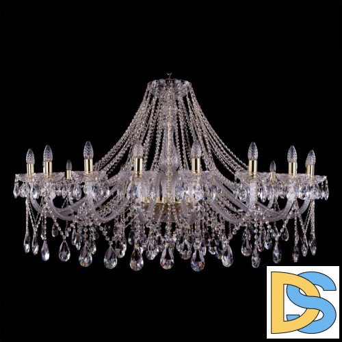 Подвесная люстра Bohemia Ivele Crystal 1413/20/530 G