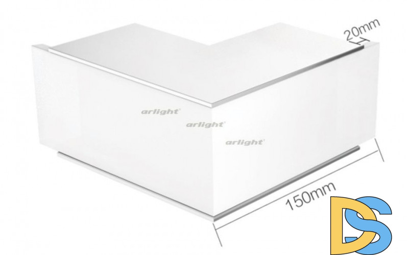 Угол Arlight S2-LINE-10570-L90W внешний 021269