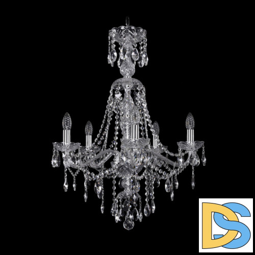 Подвесная люстра Bohemia Ivele Crystal 1415/5/200/XL-76 Ni