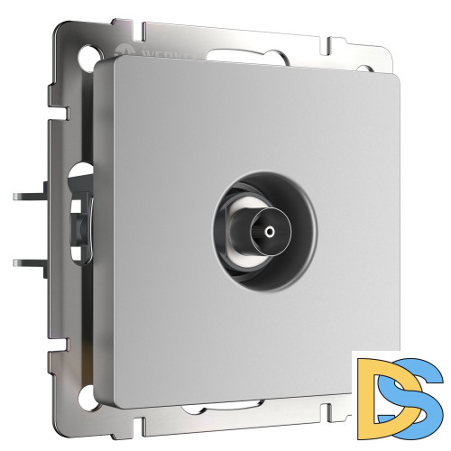 ТВ-розетка оконечная Werkel (серебряный) W1183006