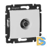 Розетка TV оконечная Legrand Valena белая 774430