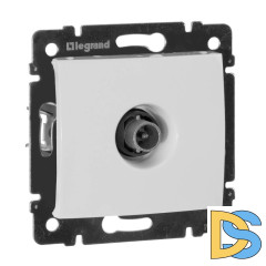 Розетка TV оконечная Legrand Valena белая 774430