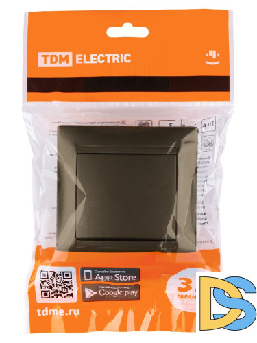 Выключатель одноклавишный Лама TDM Electric SQ1815-0701