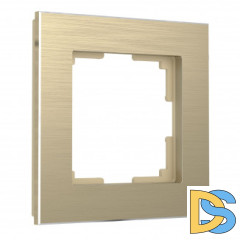 Рамка на 1 пост (шампань алюминий) W0011711