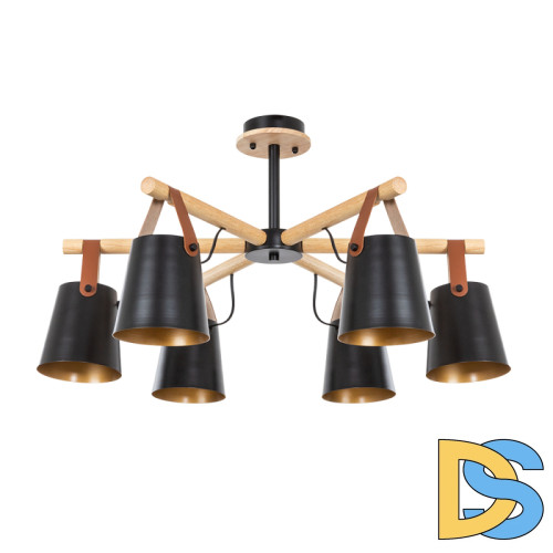 Люстра на штанге Arte Lamp Thomas A7032PL-6BK