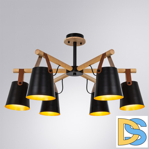 Люстра на штанге Arte Lamp Thomas A7032PL-6BK