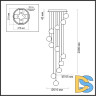 Каскадная люстра Odeon Light Jemstone 5084/60L