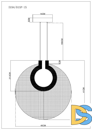 Подвесной светильник Divinare Bilancia 5194/01 SP-15