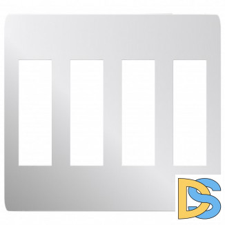 Рамка 4-ая (четверная), Хром/Антрацит, серия Unica Studio, Schneider Electric