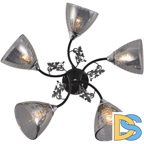 Потолочная люстра Reluce 01525-0.3-05 BK+CR