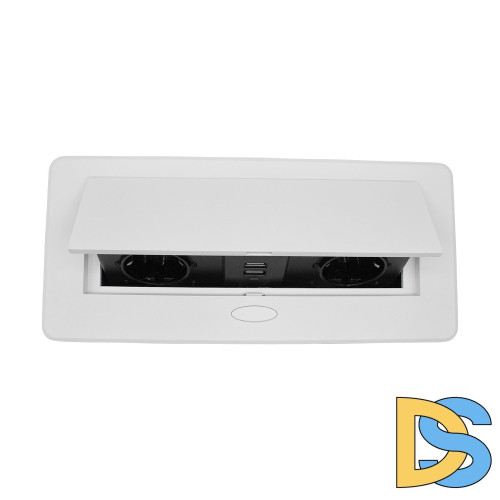 Блок розеток MX-226 (J-0) (2 секции полуавтомат 2 USB с кабелем питания ) Mebax 00-00002883