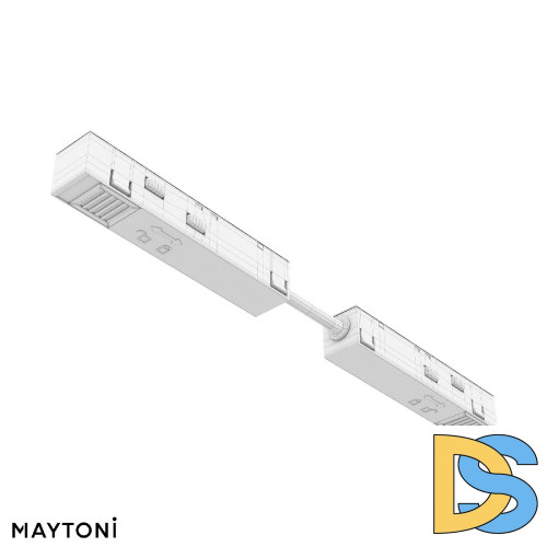 Коннектор питания прямой гибкий Maytoni Exility TRA034CPC-42W-5
